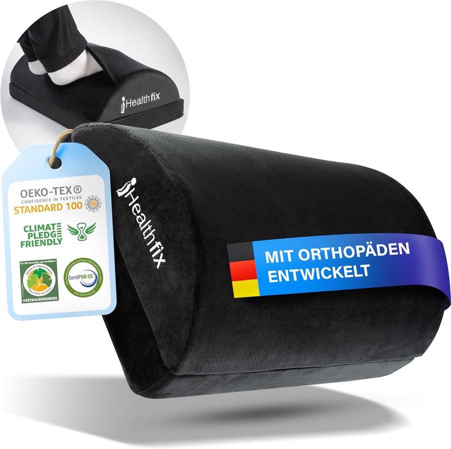 Healthfix Fußstütze mit Fußtasche