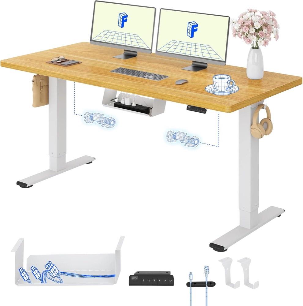 FLEXISPOT E1 Pro 160 × 80 cm Ahorn