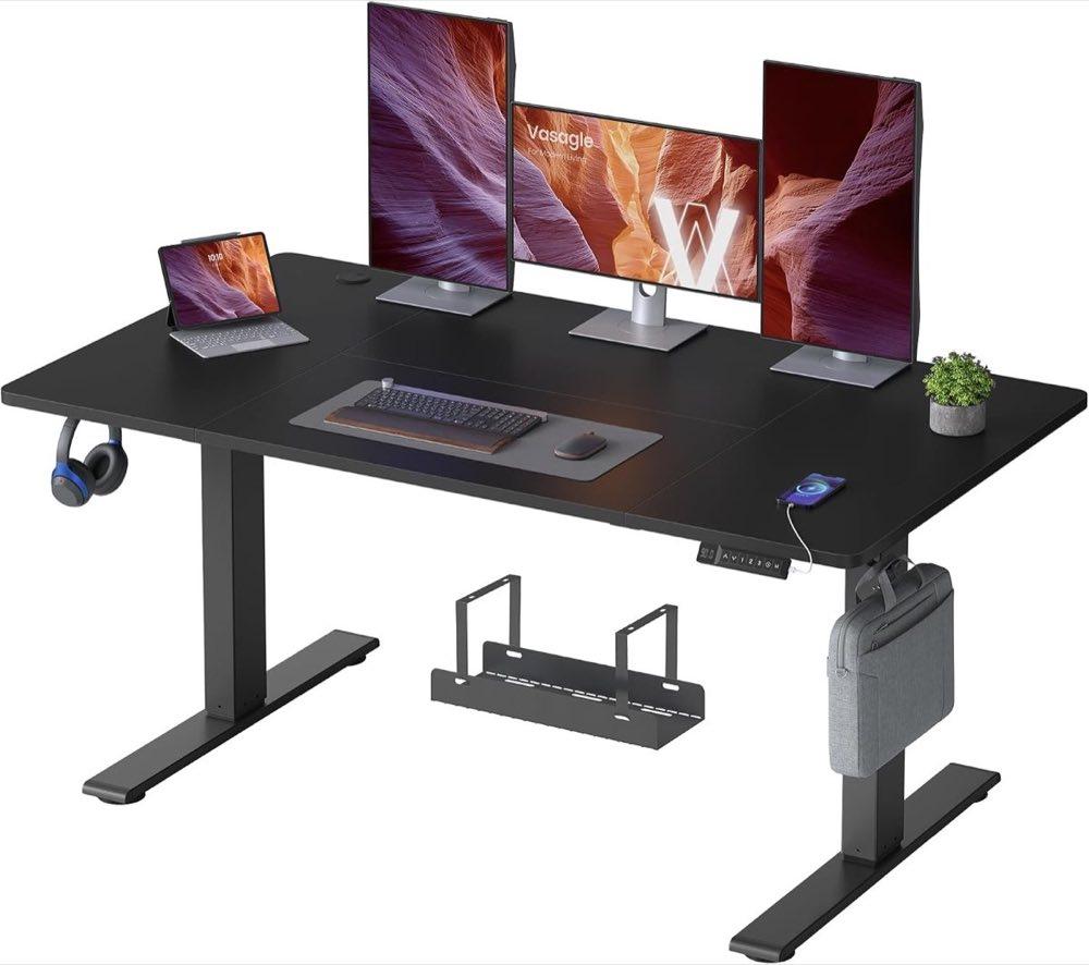 VASAGLE VASAGLE höhenverstellbarer Schreibtisch 140 × 80 cm - Produktbild