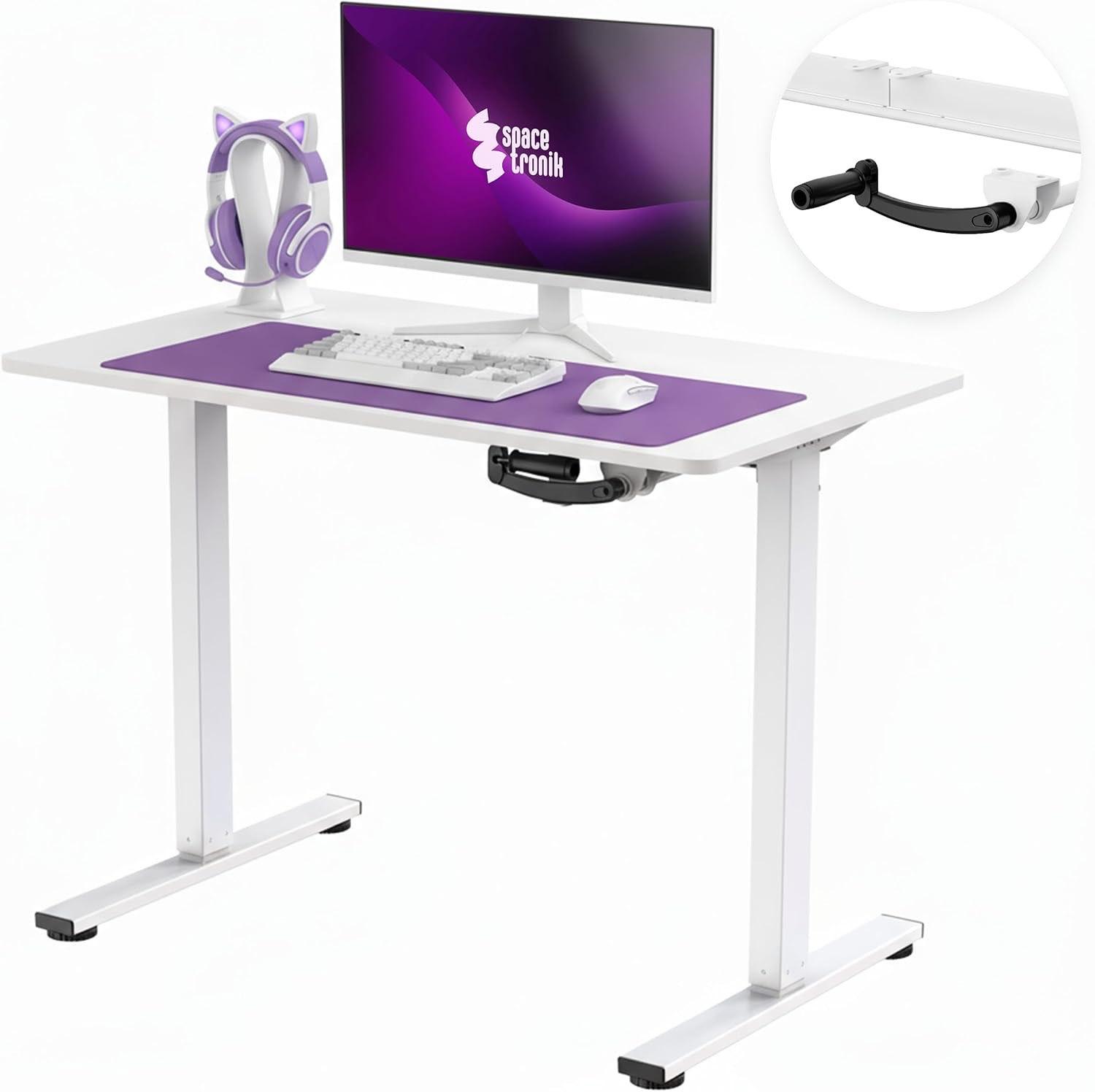 Spacetronik Spacetronik SPEO113 Kurbel, 100 × 60 cm, Weiß