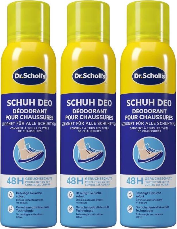 Scholl Fresh Step Schuhspray 3×150 ml