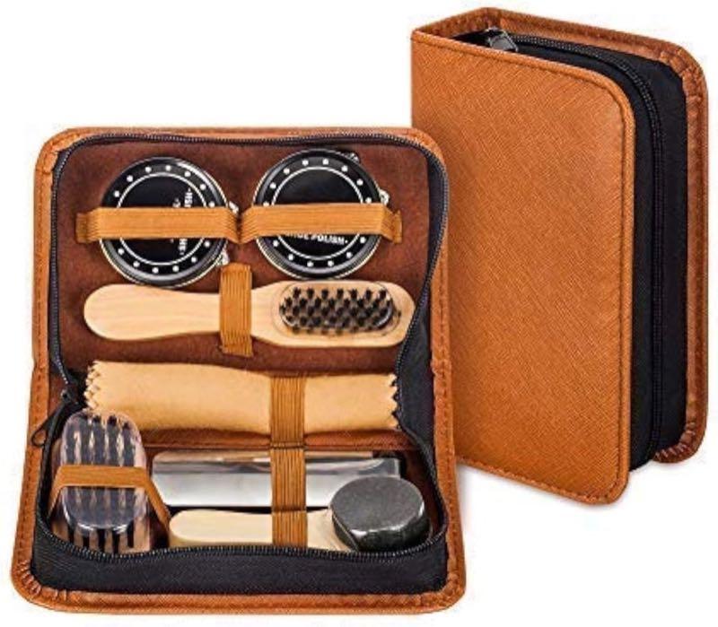 Schuhputzset – Testsieger EETU 7-teiliges Reise-Schuhputzset