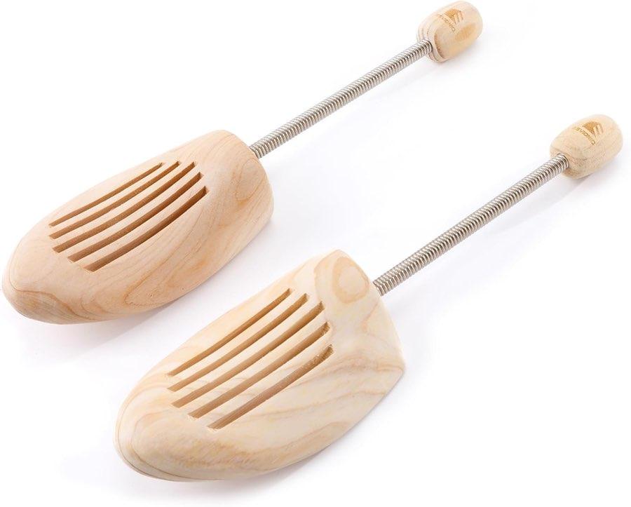 Esvioniq verstellbare Holz-Schuhspanner mit Feder