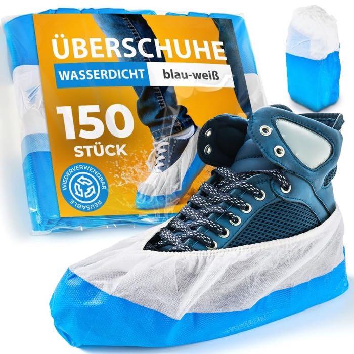 ISC Schuhüberzieher blau-weiß 150 Stück - Produktbild