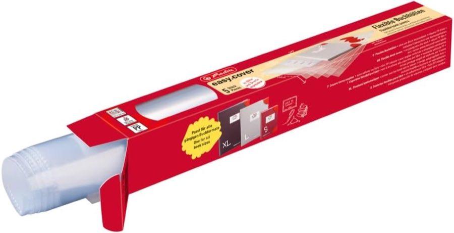 Herlitz Herlitz Easy Cover mit Namensetikett, 5 Stück