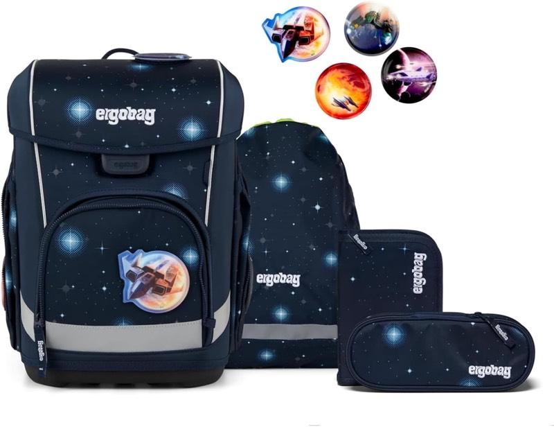 ergobag ergobag Schulranzen-Set cubo Light Set KoBärnikus - Dunkelblau
