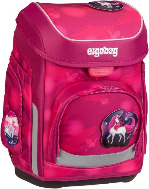 ergobag Schulranzen-Set cubo Set MondzauBär - Beere