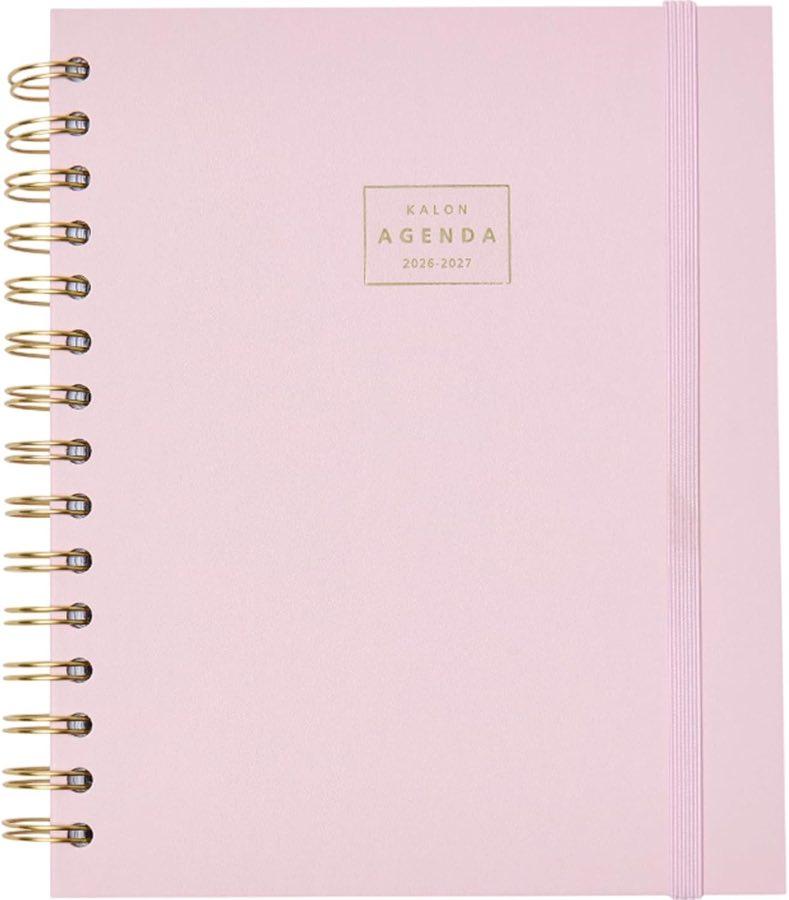 Q Kalon Schulagenda 2026/2027 Pink Mousse