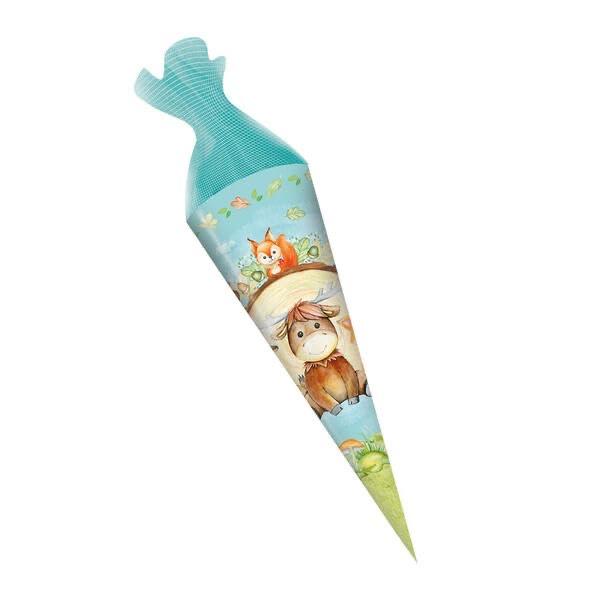 TRÖTSCH- Schultüte 22 cm Waldfreunde: Schultüte Einschulungstüte Zuckertüte Geschwistertüte