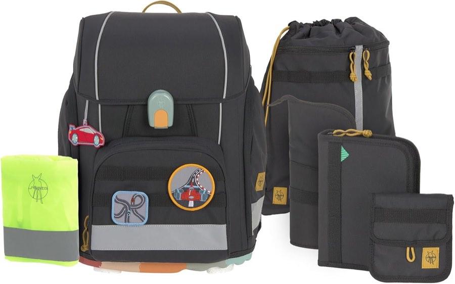 LÄSSIG Schulranzen Set Boxy Unique Schwarz