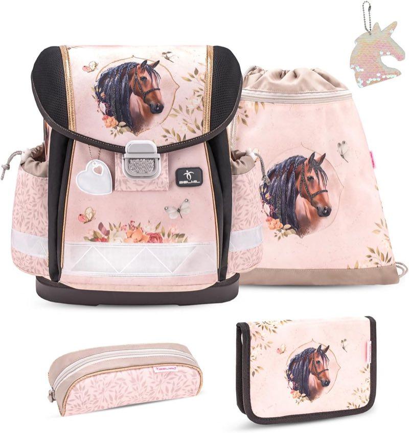 Belmil Belmil Classy Schulranzen Set 5-teilig Horse Chestnut