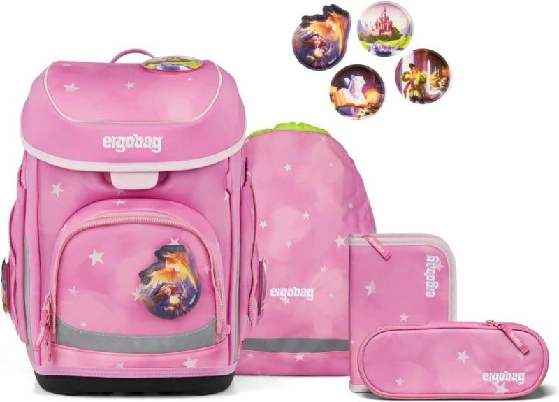ergobag ergobag cubo Schulranzen-Set WolkenzauBär Pink