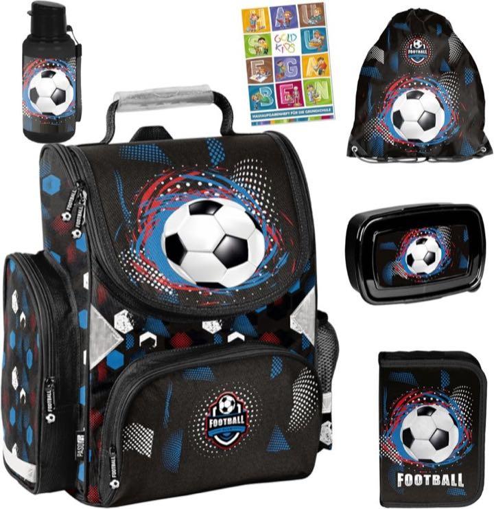 PASO PASO Schulranzen 6er-Set Ball, 1.–3. Klasse