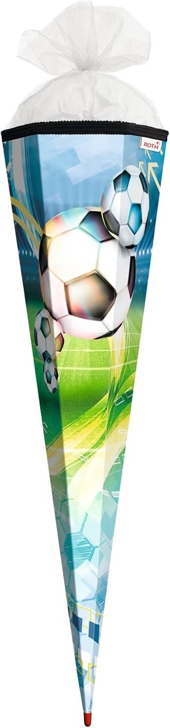 ROTH ROTH Schultüte groß Fußball 85 cm, 6-eckig