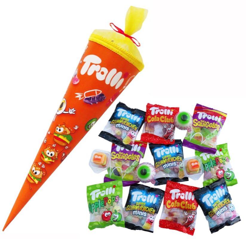 Trolli Schultüte 35 cm gefüllt, 14-teilig
