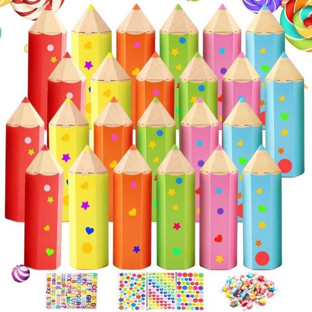 PLLYPE 24 Mini-Schultüten, 21,5 cm