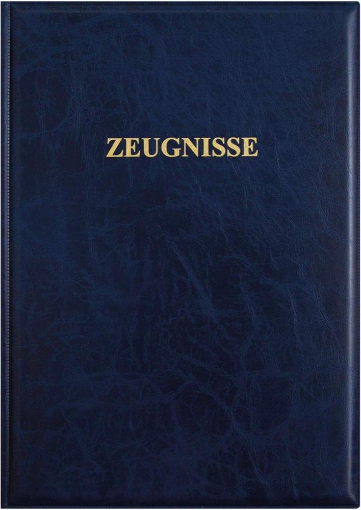 ROTH Zeugnismappe dunkelblau, 12 Hüllen