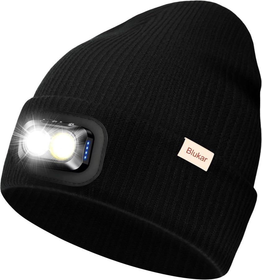 LED-Mützen – Testsieger Blukar 2-in-1 LED-Beanie
