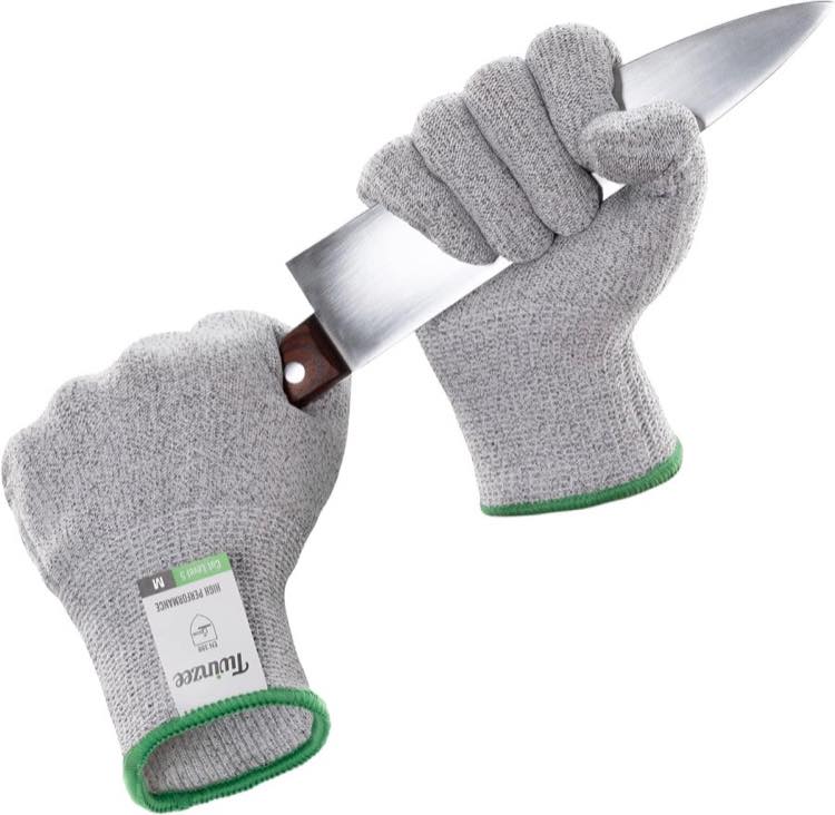 Schnittschutzhandschuhe – Testsieger Twinzee Schnittschutzhandschuhe Premium Stufe E M