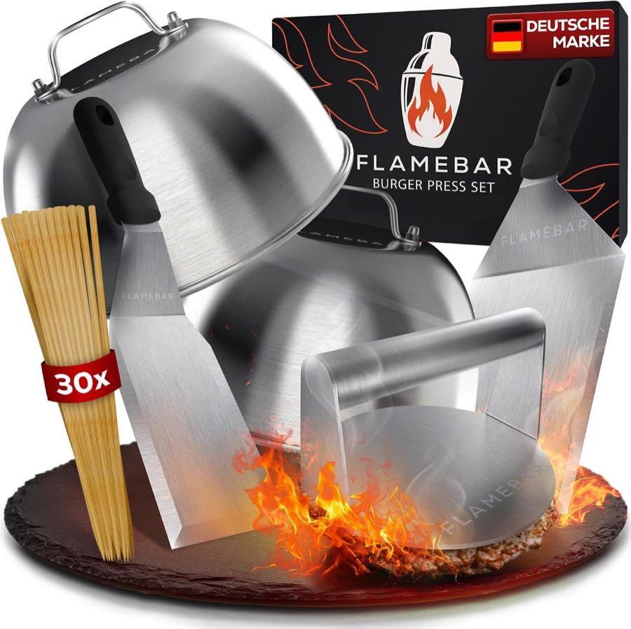 FLAMEBAR Smash-Set inkl. Burgerglocken