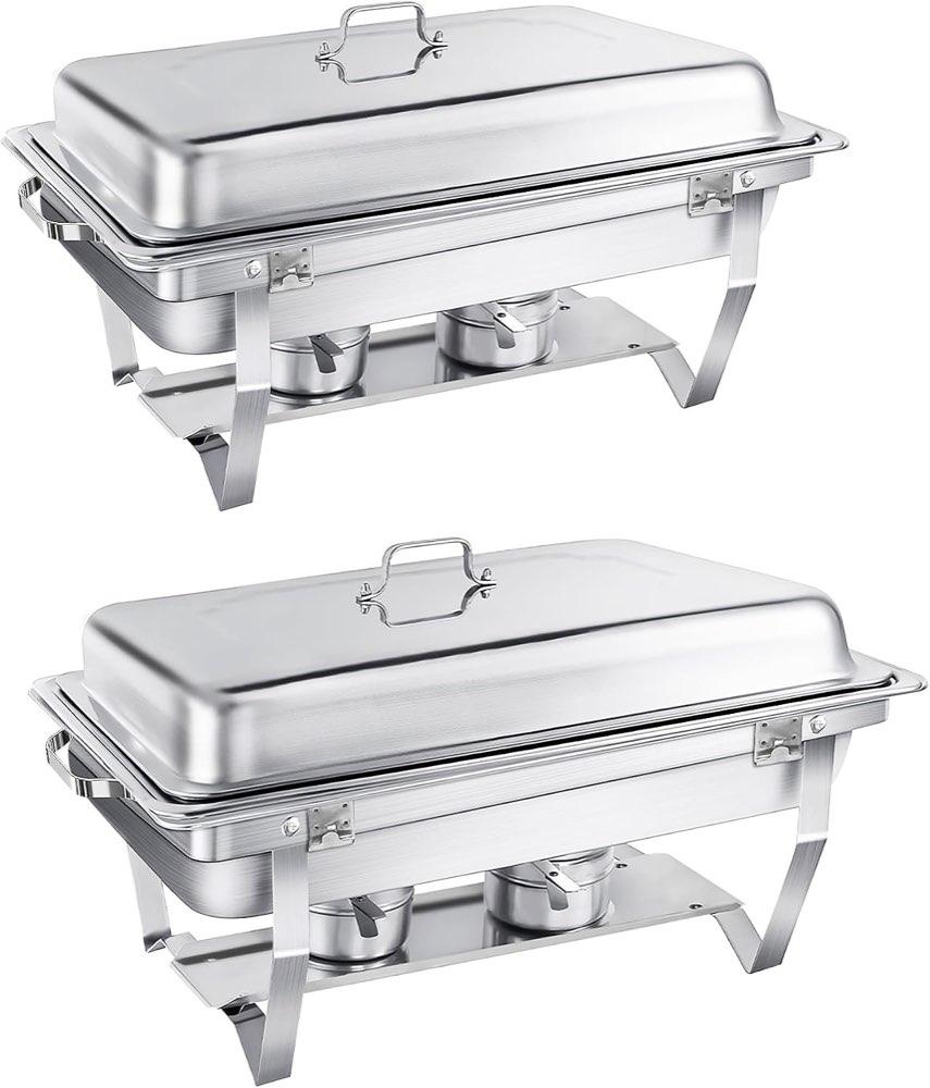 WENMILY Chafing Dish 2 Sets 9 L