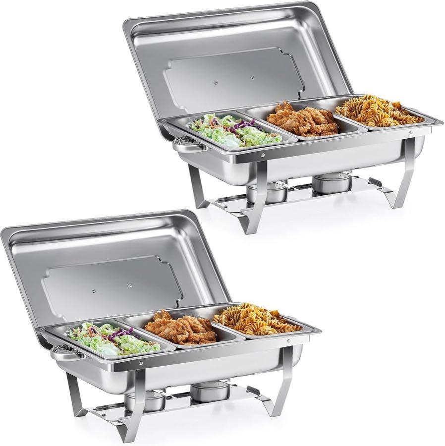 Wilprep Chafing Dish 2× 3×1/3 GN