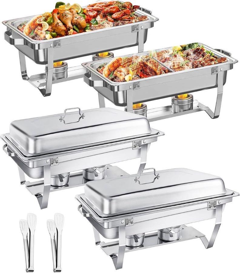 WENMILY Chafing Dish 4 Sets 9 L