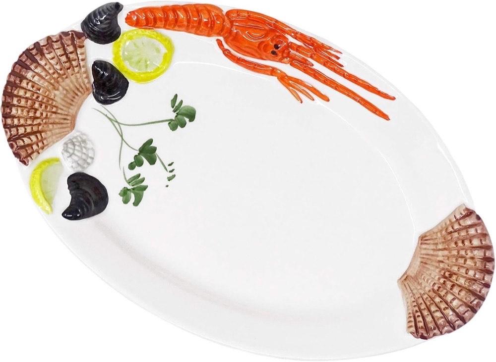 Lashuma Fischteller Meeresfrüchte 32×20 cm