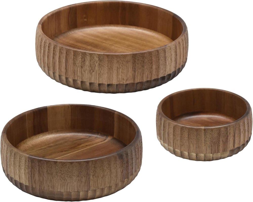 Zoha Akazienholz Schüssel-Set 3-teilig
