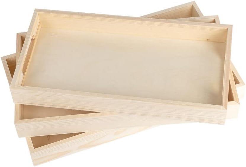 Ideen mit Herz Holz-Tabletts 3er