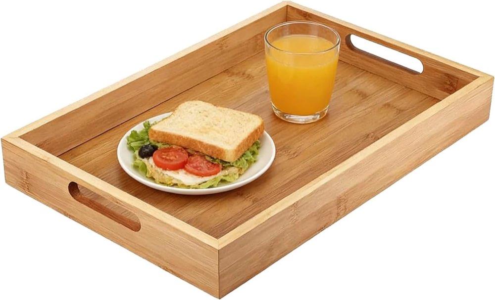 Cjytdkj Bambus-Holztablett 35×25