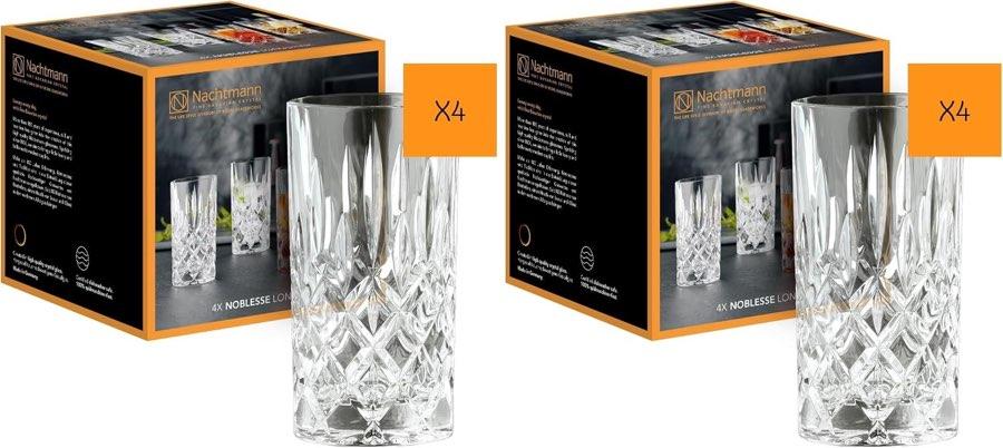 Nachtmann Noblesse Longdrink 2×4er (8 Gläser)