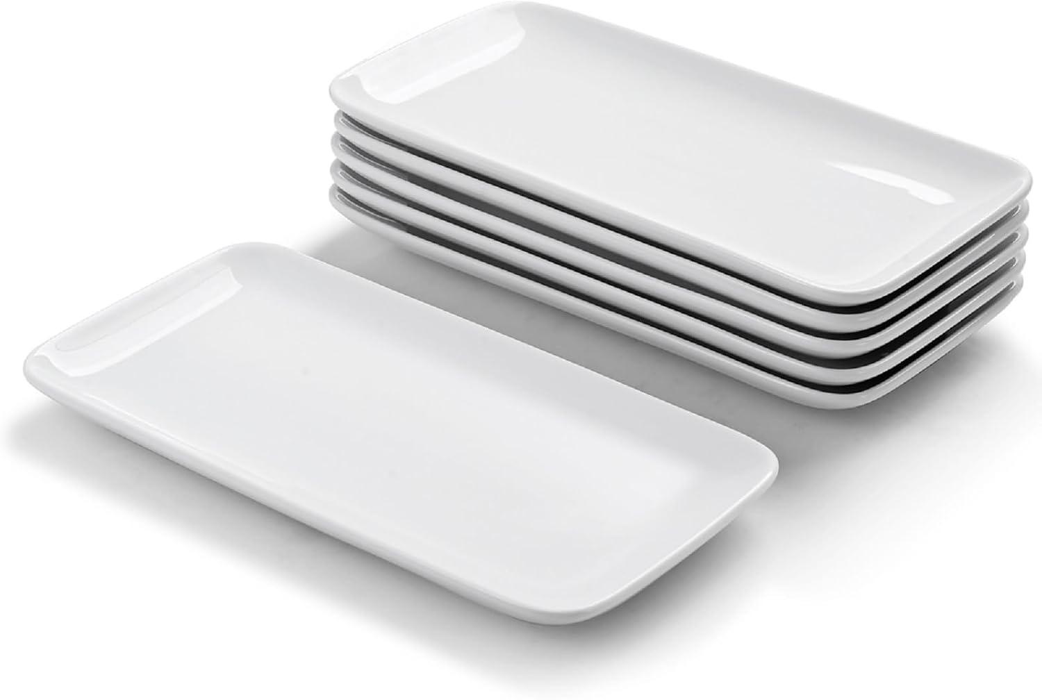 WishDeco Rechteckteller 6× 23,5 × 12 cm