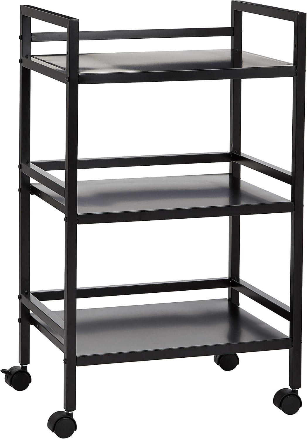 Amazon Basics Servierwagen Metall schwarz