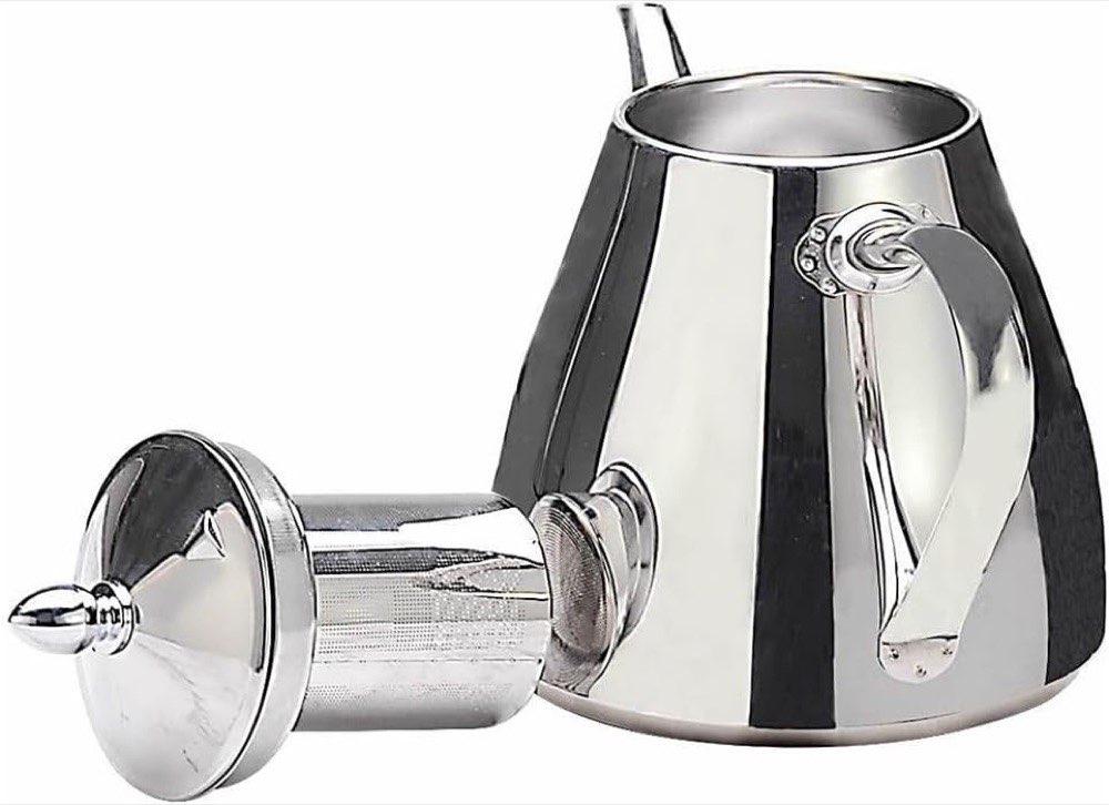 SANQIAHOME Teekanne 2 L mit Sieb