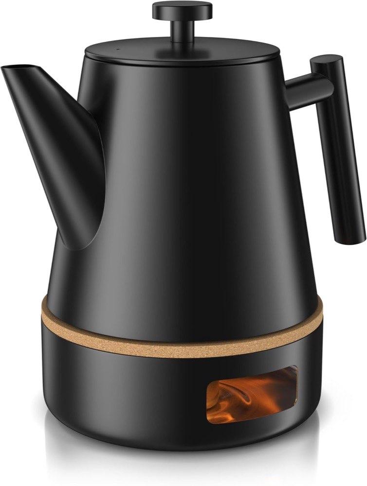 Arendo Thermo-Teekanne mit Stövchen 1 L