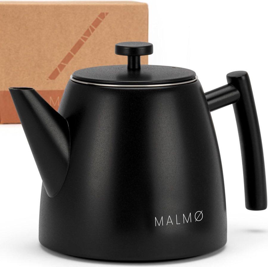 MALMØ Thermo-Teekanne Doppelwand 1 l Edelstahl