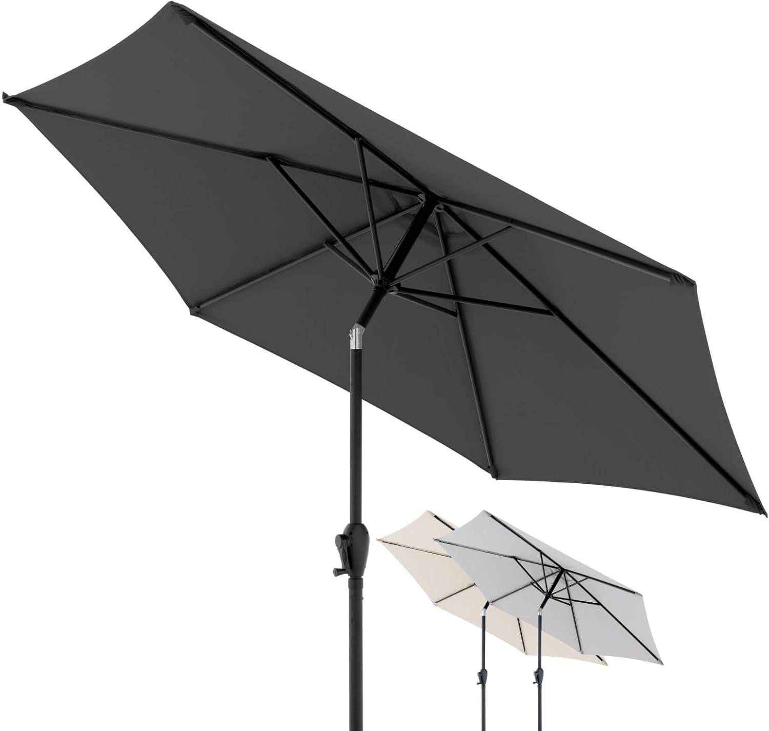 Doppler Sonnenschirm – Testsieger Doppler Jack 250 cm Dunkelgrau