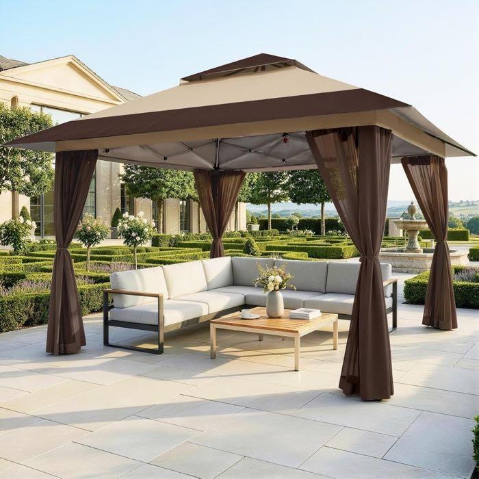 Pavillons Metall – Testsieger Crown Shades Pop-up Mesh