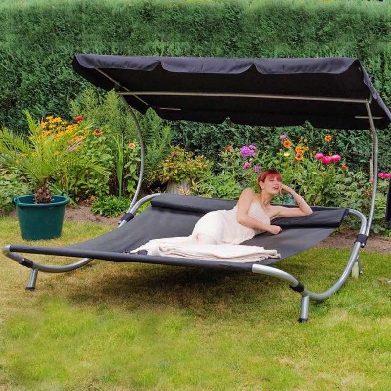 Doppelliegen – Loywe Doppelliege LW22-Schwarz