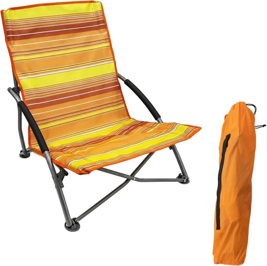 Strandstuhl Test: Specs, Last, Sitzhöhe ohne Labor