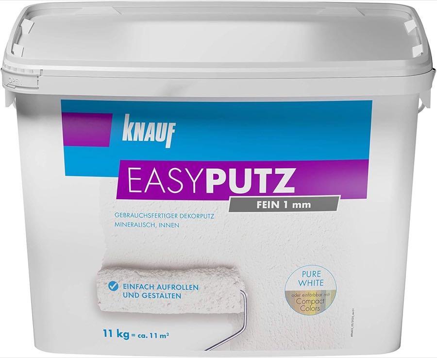 Buntsteinputz – Testsieger Knauf EasyPutz Fein 11 kg 1 mm