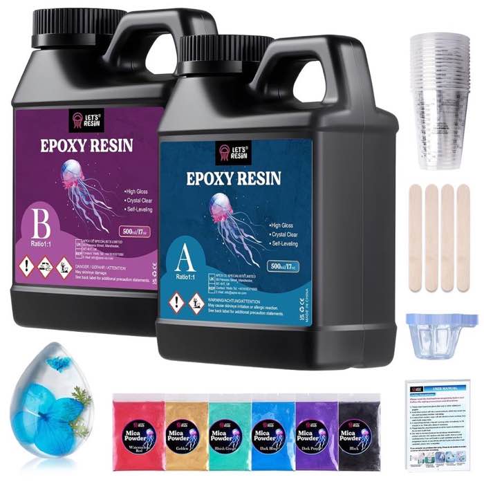 Epoxidharz – Testsieger LET'S RESIN 1000 ml