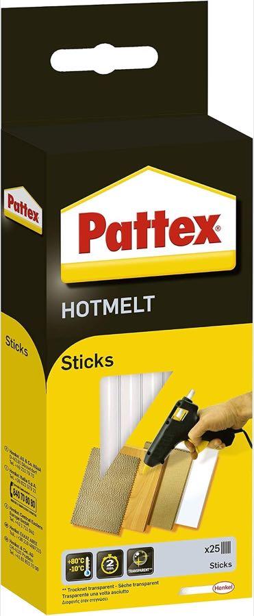Heißklebestick – Testsieger Pattex Hotmelt Sticks 11 mm 25 Stück