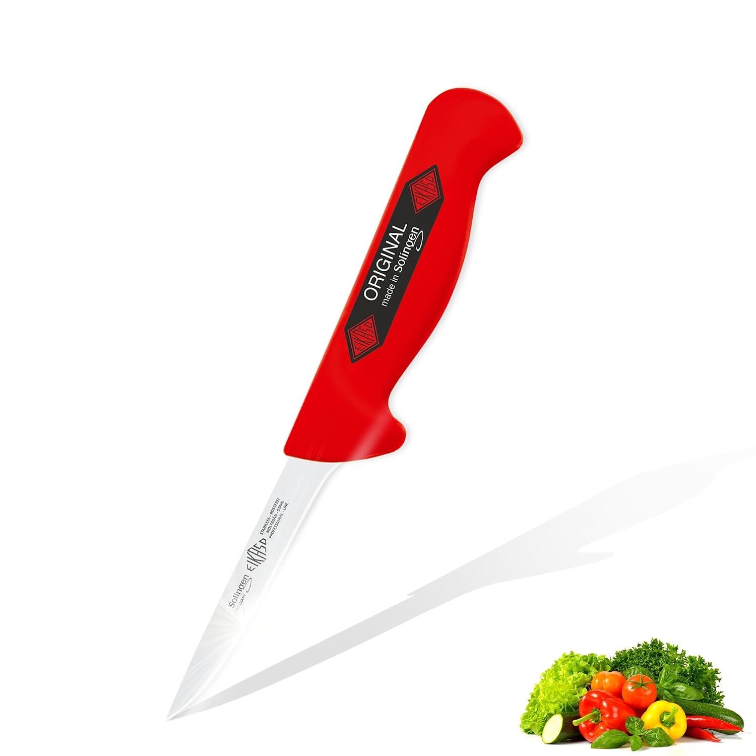 EIKASO Solingen Ausbeinmesser Semi-Flex 10 cm Rot