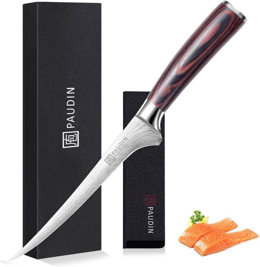 PAUDIN Filetiermesser 18 cm Holzgriff