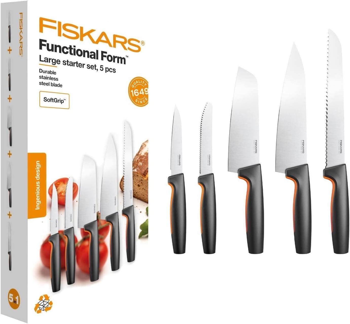 Fiskars Functional Form Set 5-teilig inkl. Brotmesser