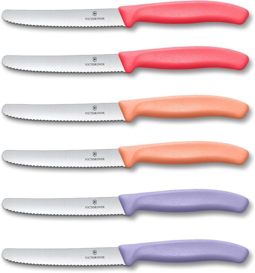 Victorinox 6er Farbig (Lavendel/Pink/Orange)