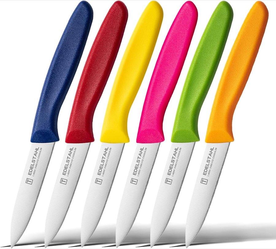 targzier Gemüsemesser-Set 6-tlg bunt