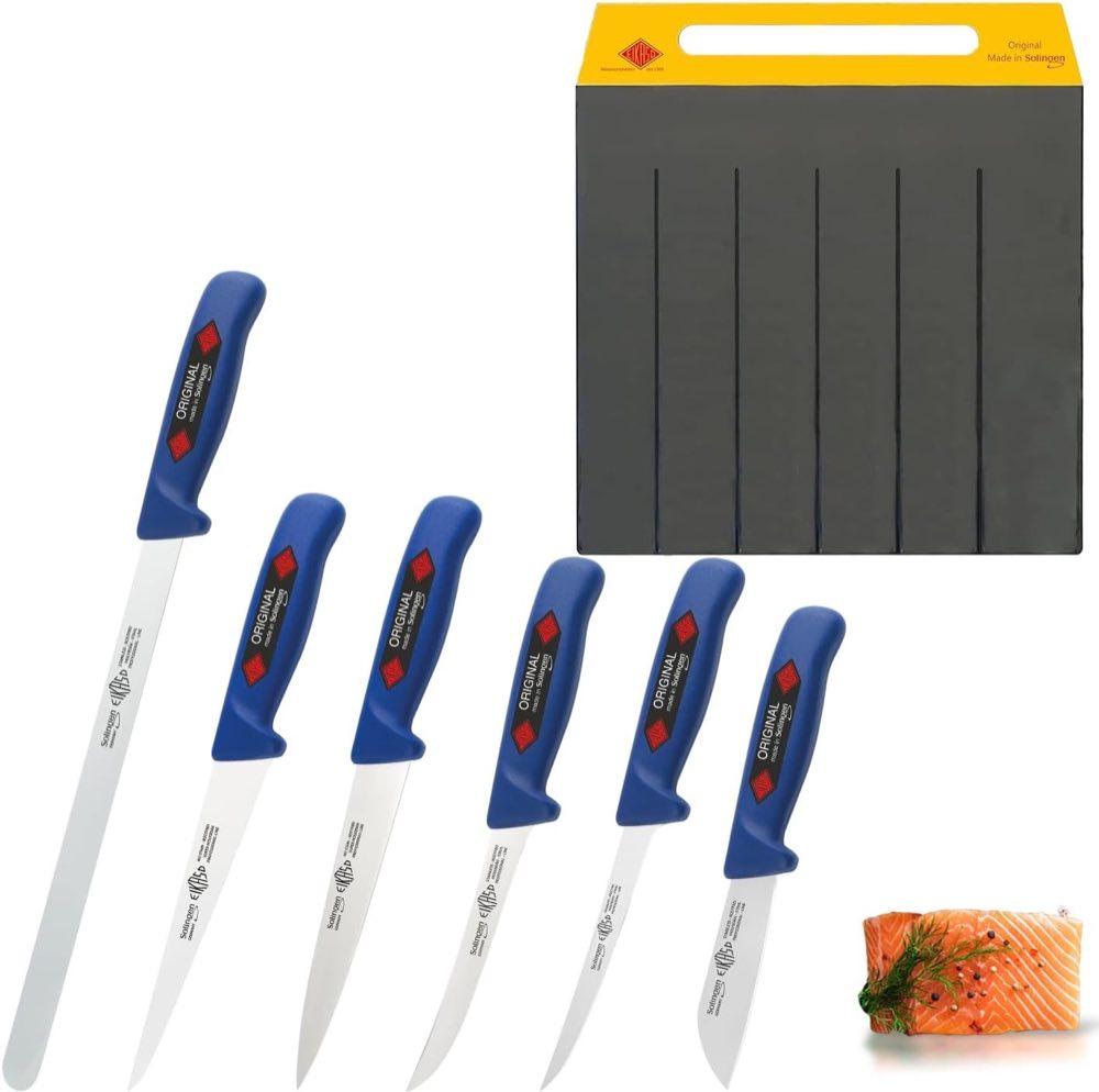 EIKASO Solingen Fischmesser-Set 6-Teilig